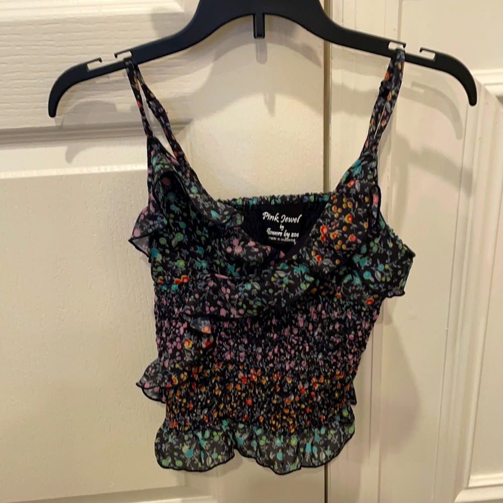 Girls smocked tank top by Flowers by Zoe
